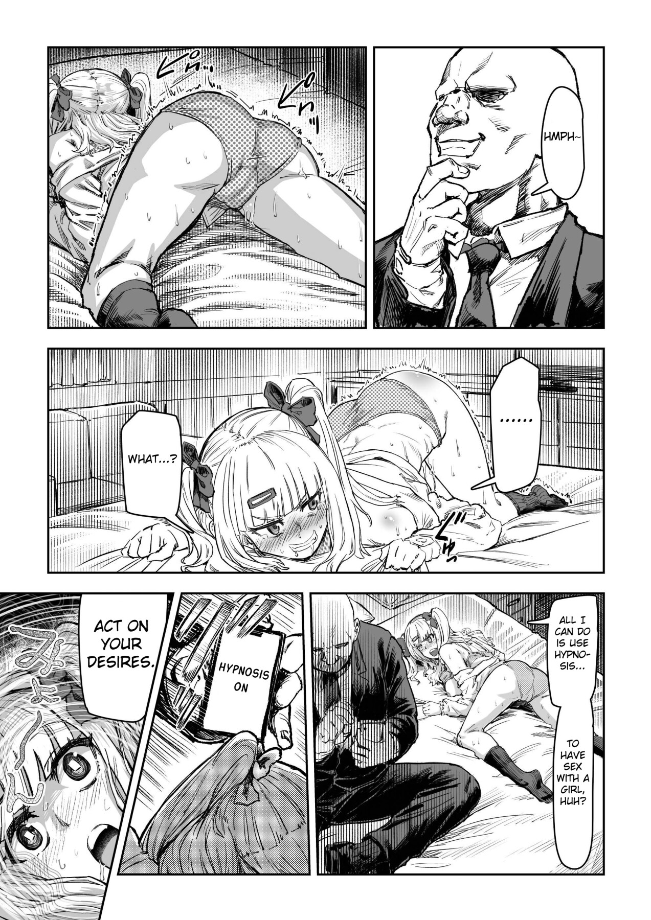 Hentai Manga Comic-A Gyaru Tried Using Hypnosis But it Backfired on Her-Read-12